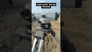 Auto Level Set Up #civilengineering #highwaydevelopment #roadconstruction