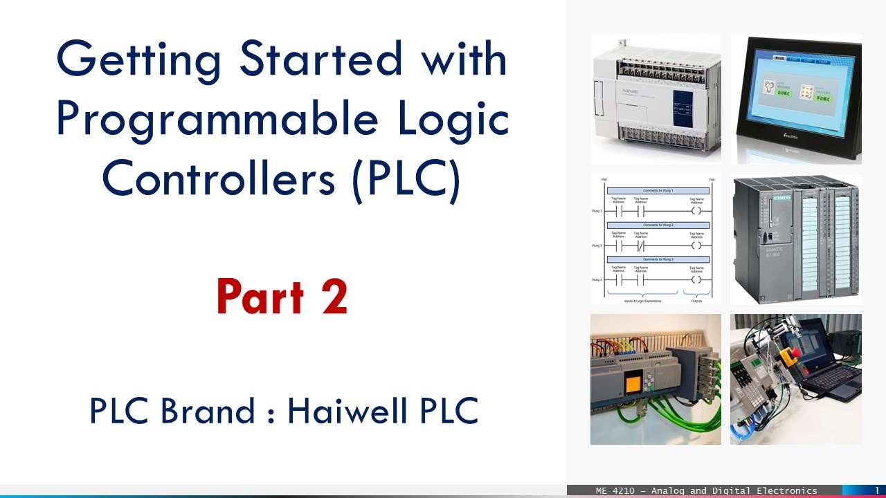 Getting Started with Programmable Logic Controllers (PLC) - Part 2 ...