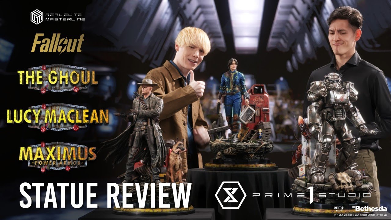 «Призрак», Люси Маклин и Максимус | Обзор статуй | Студия Prime 1