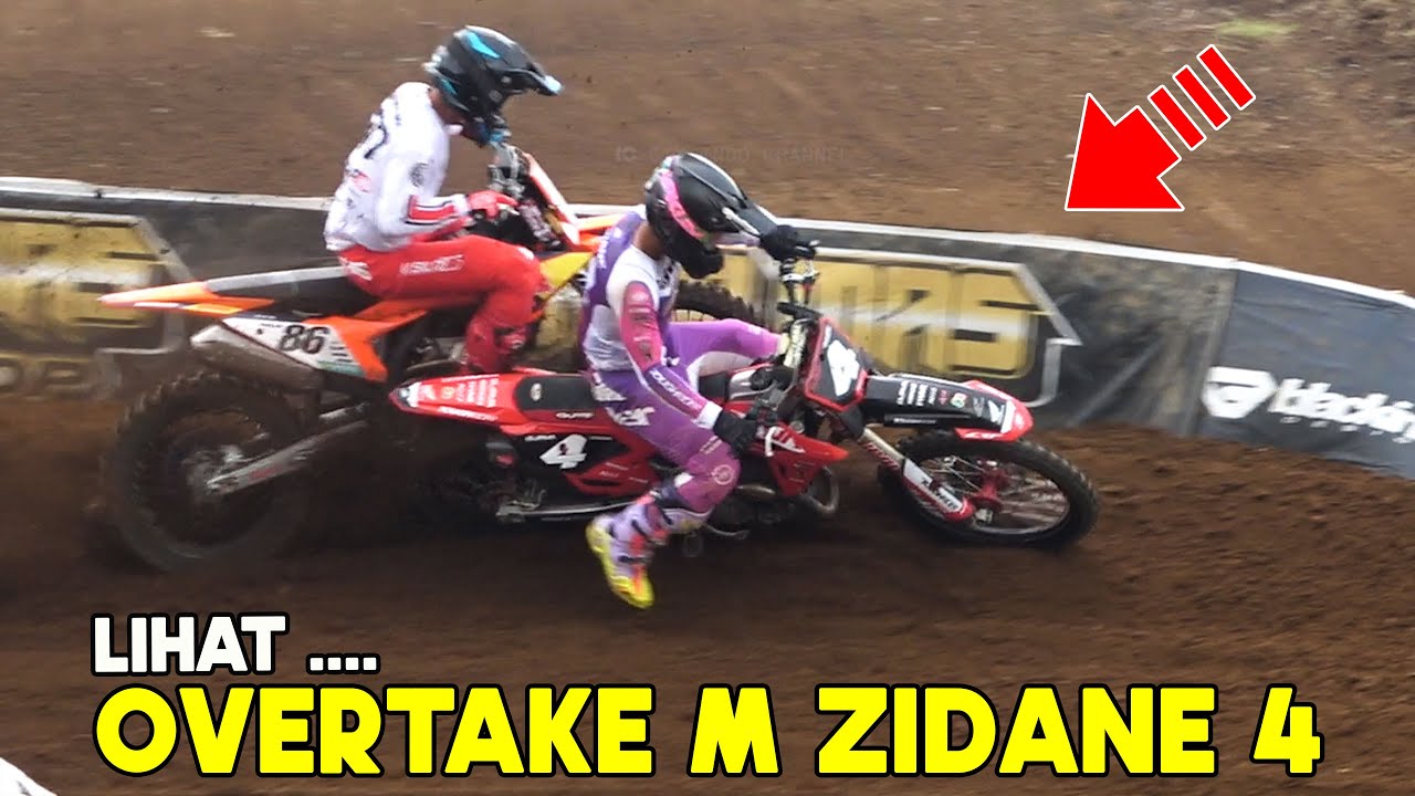 Duel OVERTAKE M ZIDANE 4 sampai keluar jalur