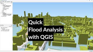 quick flood analysis with qgis