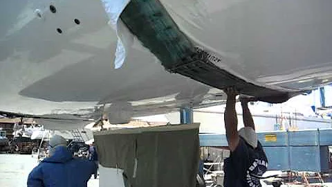 Jeanneau 57 Keel Install part two