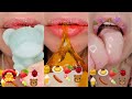 Satisfying asmr eating emoji food challenge mukbang 