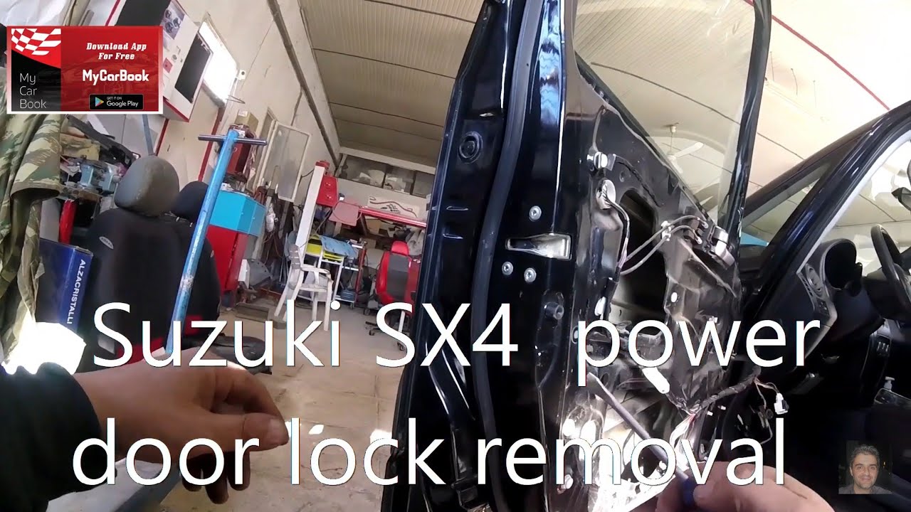 Suzuki SX4  (2006-2014)   power door lock removal