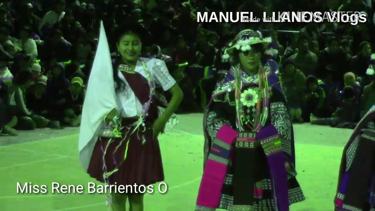 Eleccion de Miss en traje típico Juegos Olimpicos Malliri