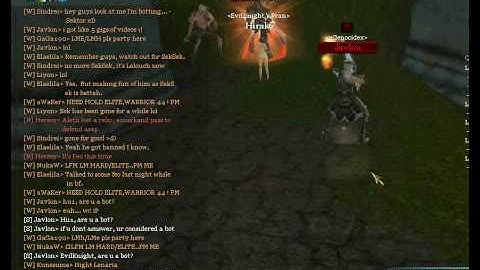 AIKA Online: bot named EvilKnight from Lenaria