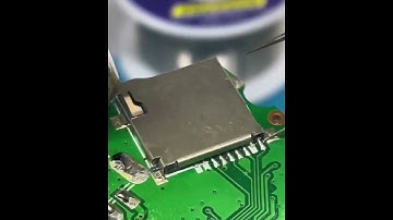 Desoldering sd card socket #JLCPCB #sdcard #electronic #shorts