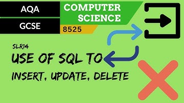 89. AQA GCSE (8525) SLR14 - 3.7 Use of SQL to insert, update, delete