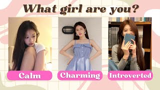 What Girl Are You? Calm, Charming, or Introverted? ‍♀ | Fun Personality Quiz!