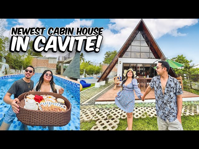 NEWEST CABIN HOUSE STAYCATION with POOL in Cavite - Nyora's Natures Farm in Magallanes, Cavite class=
