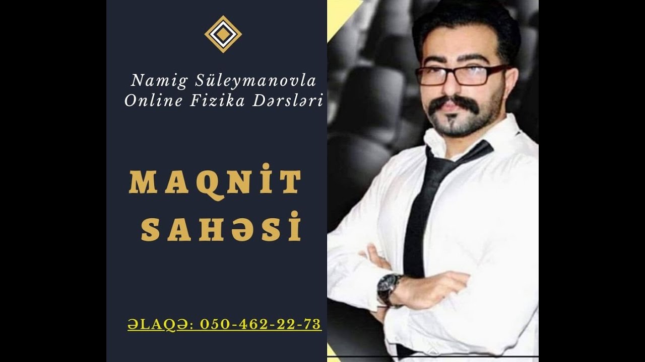 Maqnit sahəsi.Maqnit induksiyası (Namig Süleymanovla Online Fizika)