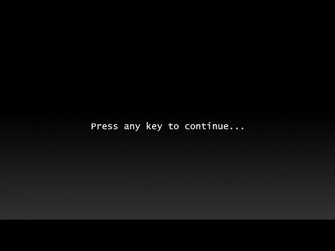 "Press any key to continue . . . " message in bash shell