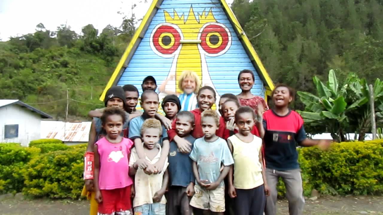 Happy birthday -  Watabung School near Goroka - Papua New Guinea