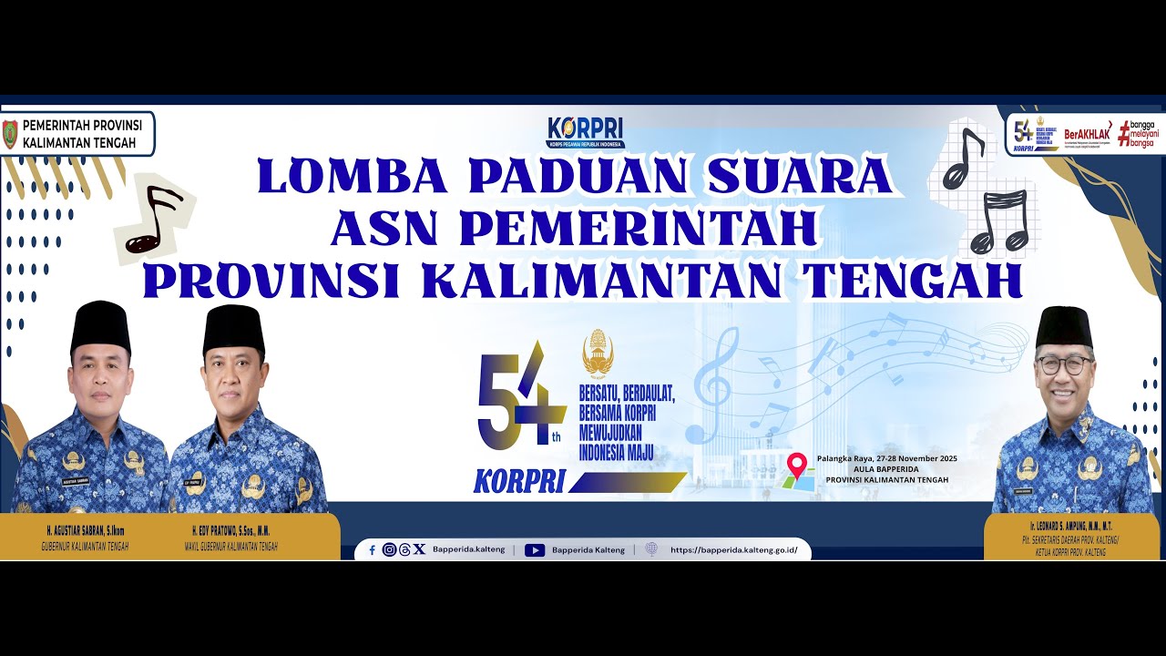 LIVE || LOMBA PADUAN SUARA ASN PEMERINTAH PROVINSI KALIMANTAN TENGAH TAHUN 2025 (Sesi Ke-2)