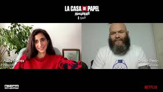 La Casa De Papel (Money Heist) Interview w/ Alba Flores &amp; Darko Peric