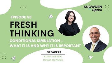 Episode 53: Conditional Simulation: What It Is and Why It Is Important. Fresh Thinking Podcast