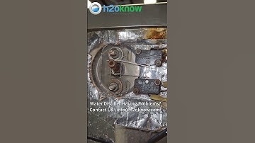 Troubleshooting a water distiller, leaking float seal - info@h2oknow.com #h2oknow #waterdistiller