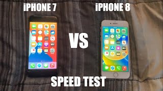 iPhone 7 (iOS 15) vs. iPhone 8 (iOS 16) - Speed Test