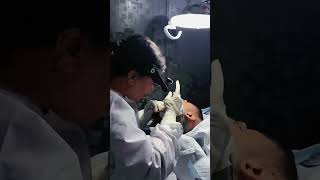 Dr Huma Professionally Performing Hair Transplant At Dr Habibs Clinic, 00923118800339