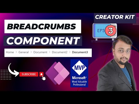 Create Breadcrumb Component in Power Apps | Episode 03