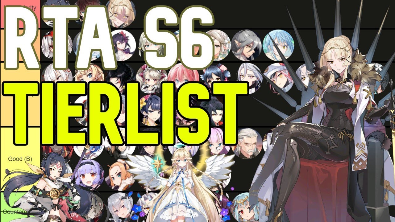 [Outdated] RTA Season 6 Tier List (Epic Seven) - YouTube