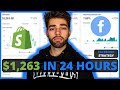 Making $1,263 A Day - LOW BUDGET Facebook Ads Strategy (Shopify Dropshipping)