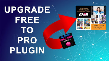 How to upgrade Flickr Album Gallery Free WordPress Plugin to Flickr Album Gallery Pro