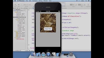 iPhone App Programming:  Core Image - Applying a Filter To an Image (Special Effects)