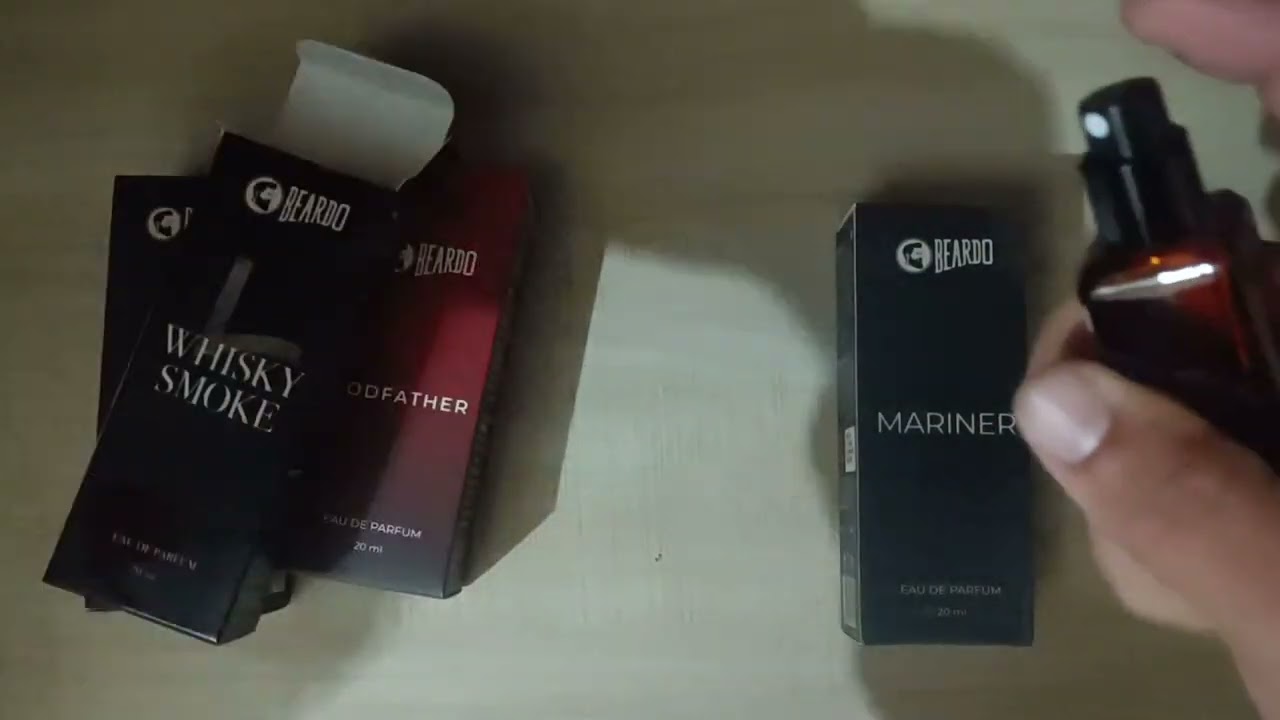 4 Beardo Perfumes Unboxing 🔥 Don, Mariner, Godfather & Whiskey Smoke | Worth It?
