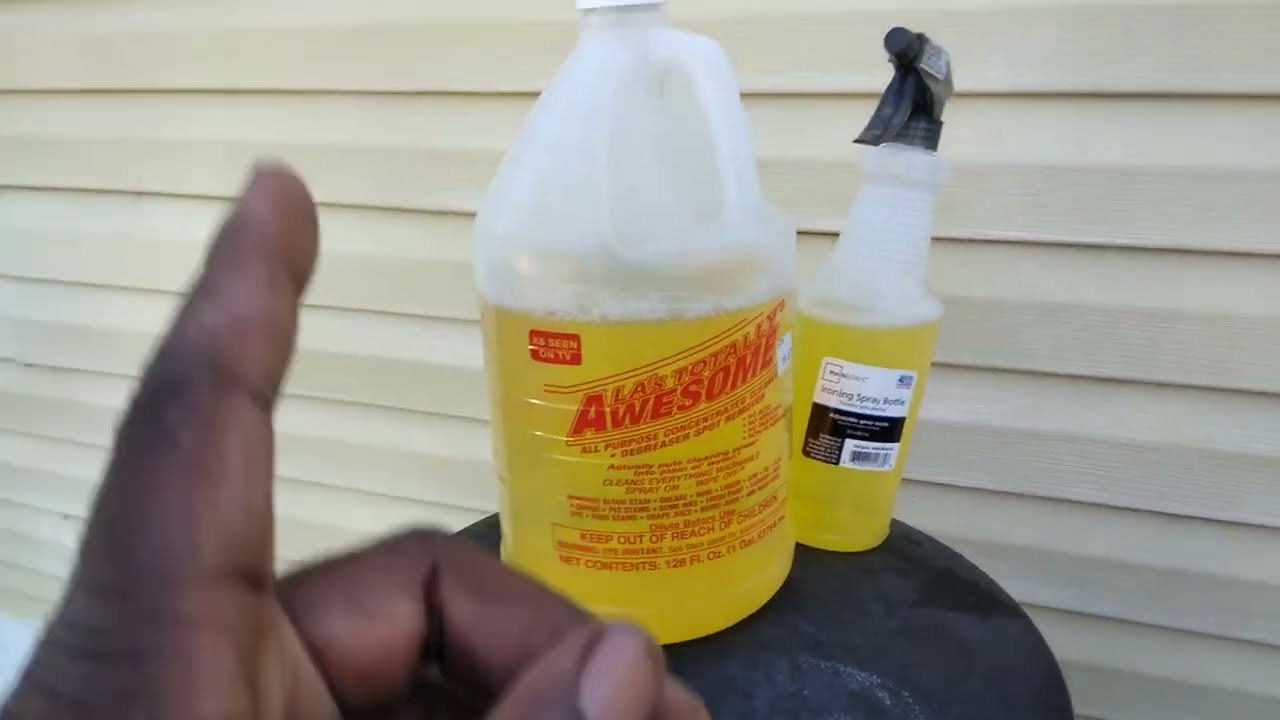 la totally awesome original is the strongest cleaner 💪 for vinyl siding at 5 bucks a gallon