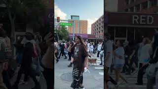 Pro-Palestinian protesters driven from University of Michigan encampment march through Ann Arbor
