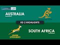 Highlights  australia v south africa  the rugby championship u20 2024  round 2