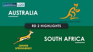 HIGHLIGHTS | AUSTRALIA v SOUTH AFRICA | The Rugby Championship U20 2024 | Round 2 screenshot 4