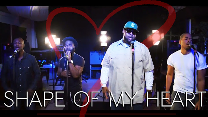 Shape of My Heart Cover version - Cover performance video thumbnail