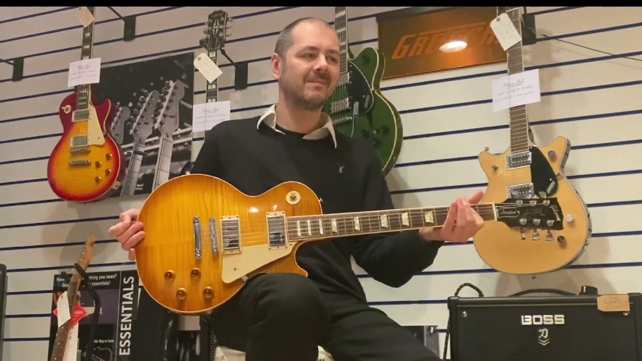 Used Gibson Les Paul Standard 2010 Honeyburst- Rimmers Music - YouTube