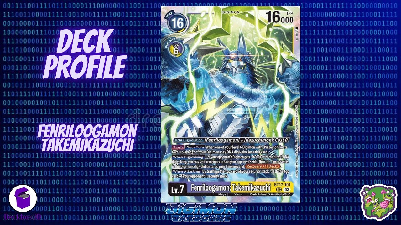 Deck profile Fenriloogamon Takemikazuchi | BT17 - YouTube