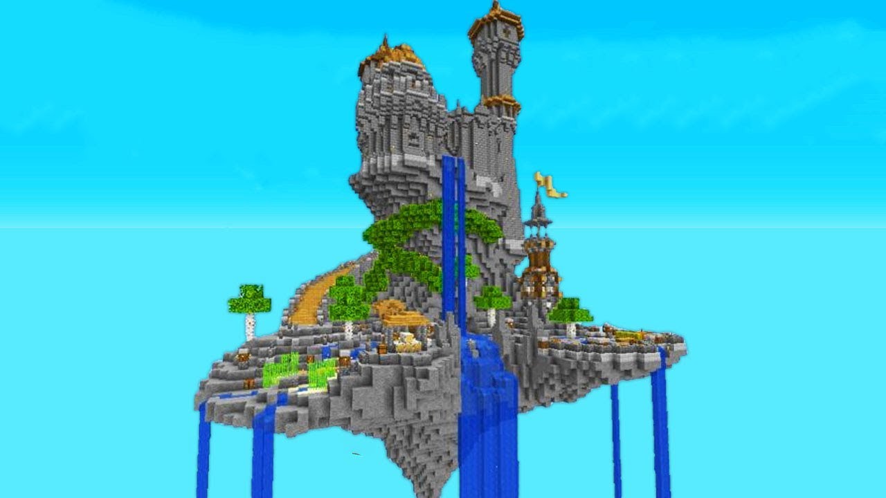 The Best Skyblock Island In Minecraft (amazing) - YouTube