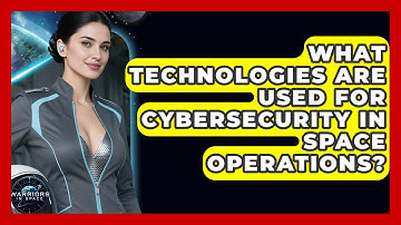 What Technologies Are Used for Cybersecurity in Space Operations? - Warriors In Space