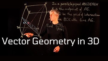 Lecture 8. Vector Geometry in 3D