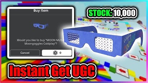 [UGC LIMITED] Really Easy Obby Script - Instant Get Moongoggles Coldplay