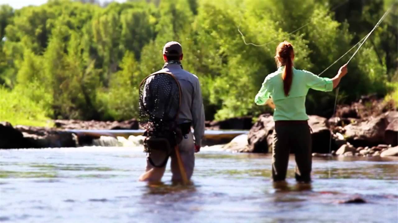 Fly-Fishing, Skiing, and Snowmobiling at Three Forks Ranch