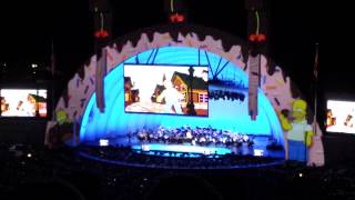 Simpsons Chocolate Land - Simpsons Concert at Hollywood Bowl w/ LA Philharmonic on 9-18-2014