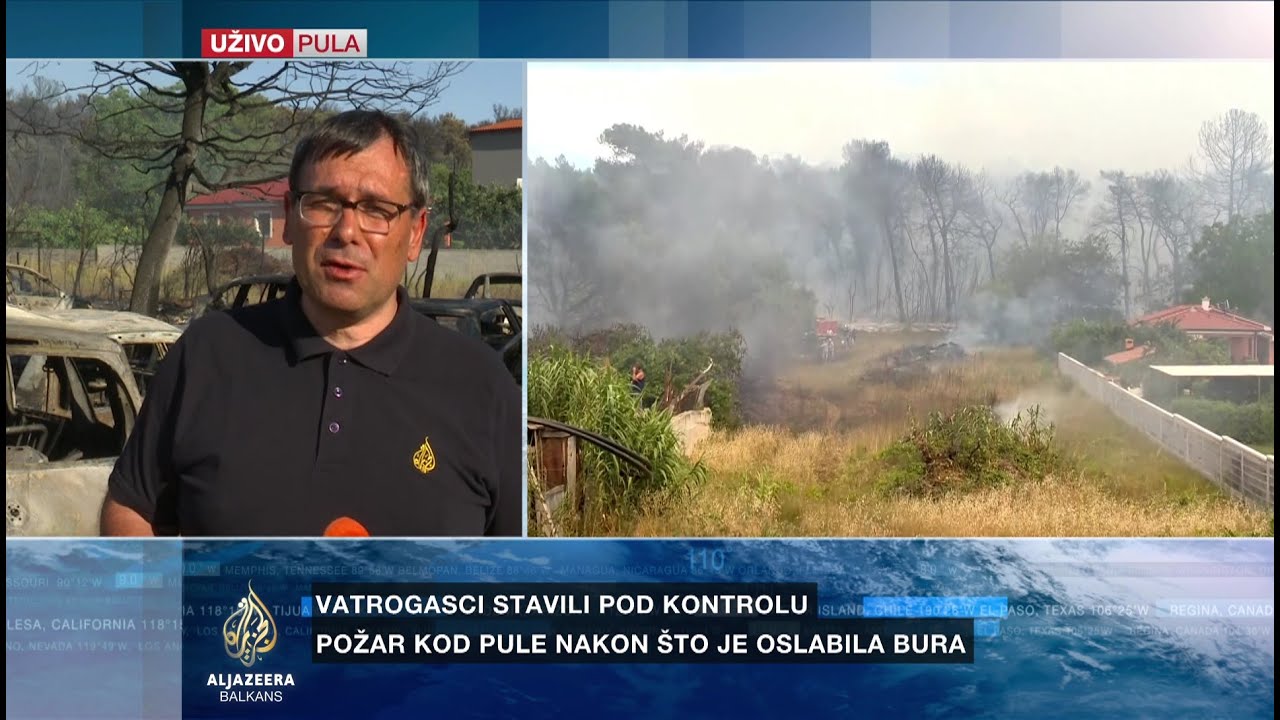 Lokaliziran požar u Puli, nema stradalih
