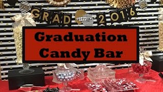 High School Graduation Party Ideas + Candy Bar