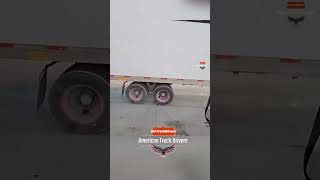 Truck driver doesn't realize he's dragging his tires - a dangerous mistake that could have ended bad