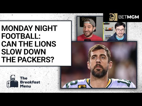 NFL BETTING PICKS & PARLAYS for Week 2 Monday Night Football Packers vs. Lions | The Breakfast Menu