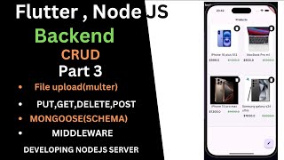 Flutter NodeJs CRUD App -Part 1 (Creating Server)