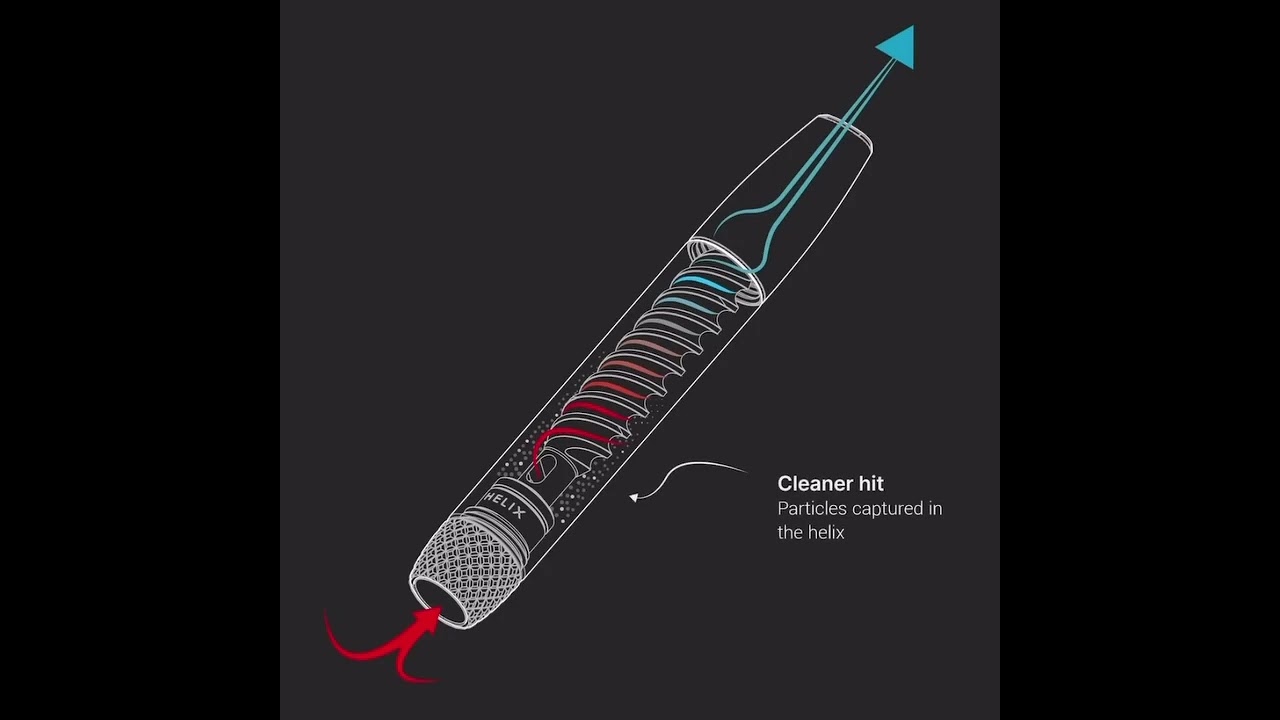 Vessel Helix cooling