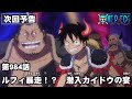ONE PIECE　第984話予告「ルフィ暴走！？　潜入カイドウの宴」