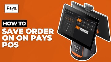 How to save order on PAYS POS? #restaurantowner #restauranttips #possystems